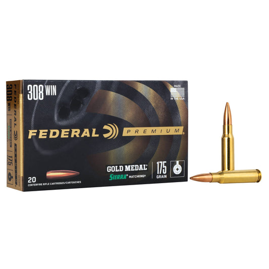 Federal Gold Medal Sierra MatchKing, .308 Win, 175 Grain
