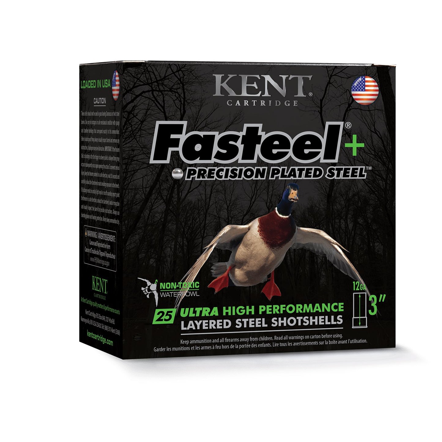 Kent Fasteel Plus 12GA 3" 1-1/4OZ, BBX2, - K123FSP36-2X4 (25)
