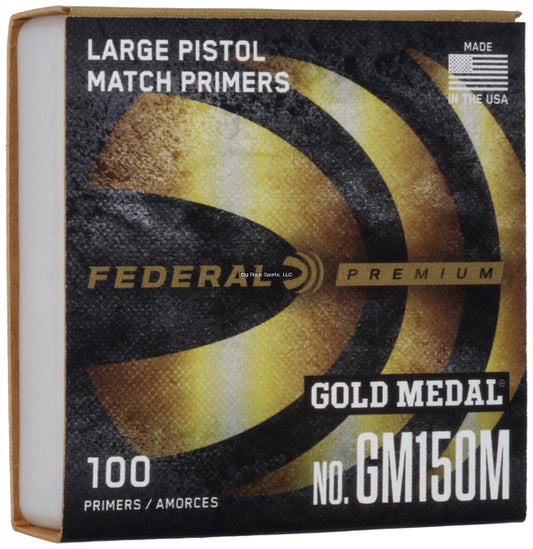 Federal Gold Medal Large Pistol Primer 100Ct Match