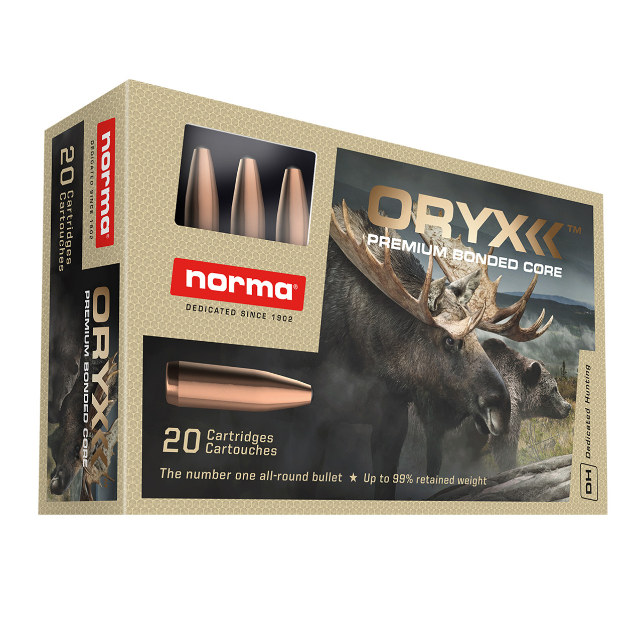 Norma Ammo 6.5 Creedmoor 156gr Oryx 20rd Box