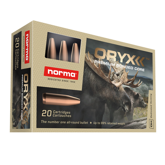 Norma Ammo 6.5 Creedmoor 156gr Oryx 20rd Box