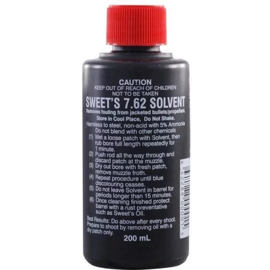 Sweets 7.62 Bore Solvent - 200ml.