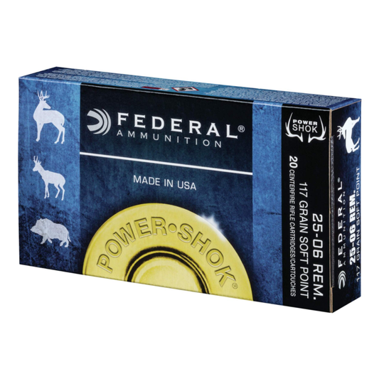 25-06 REM 117GR SP POWER-SHOK