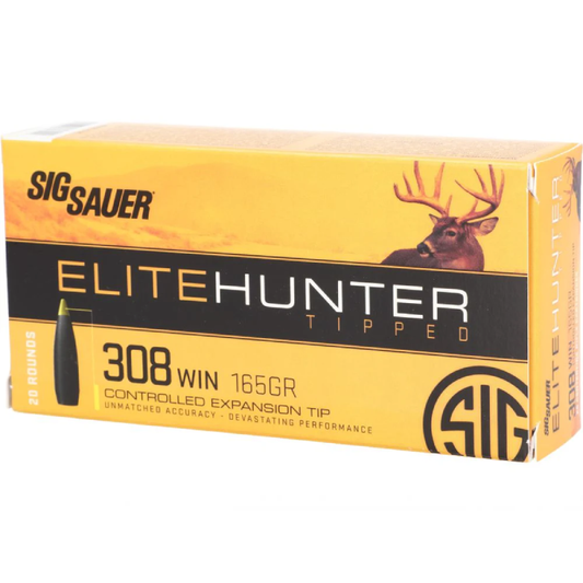 AMMO 308 WIN 165GR ELITE TIPPED HUNTING BOX/20