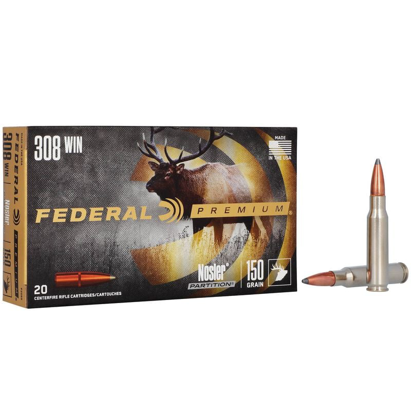 Nosler Partition 308 Win 150 Grain