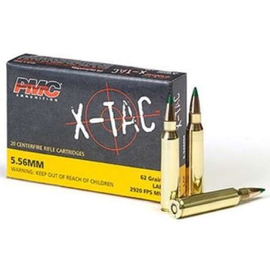 PMC 5.56x45mm 62gr Green Tip 20rds