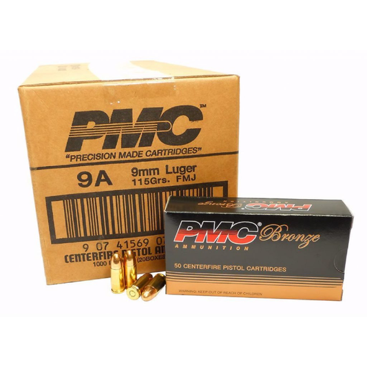 PMC 9x19mm Luger 115gr FMJ SOROS