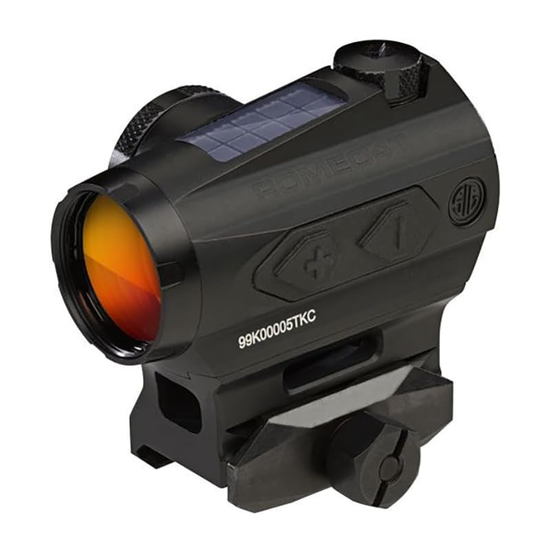 Romeo 4T Red Dot Sight Ballistic Circle Dot Solar 0.5 MOA ADJ Side Battery Hex Bolt Mount Spacer