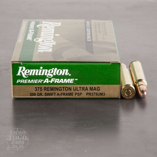 Premier A-Frame 375 Remington Ultra Mag 300 Gr. Swift A-Frame PSP