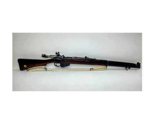 Lee Enfield No.1 Mk. III - Bisley Target Sights. Bolt Action, .303 British, 25.2" Barrel