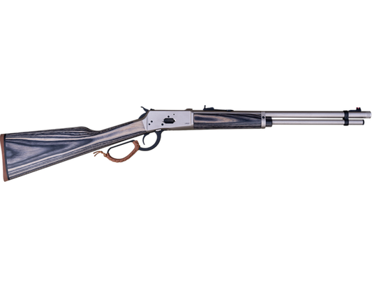 Canuck Wrangler "Jurassic" Brushed Nickel Receiver. Lever Action, .357 Magnum, 16.5" Barrel