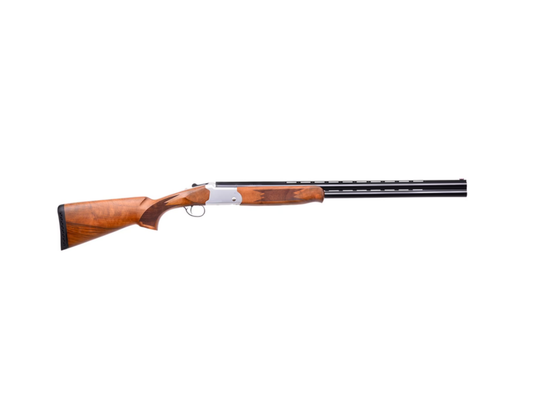 Pallas Heros 12Ga 28″ Barrel MC Over Under Shotgun – Wood Light Nickel
