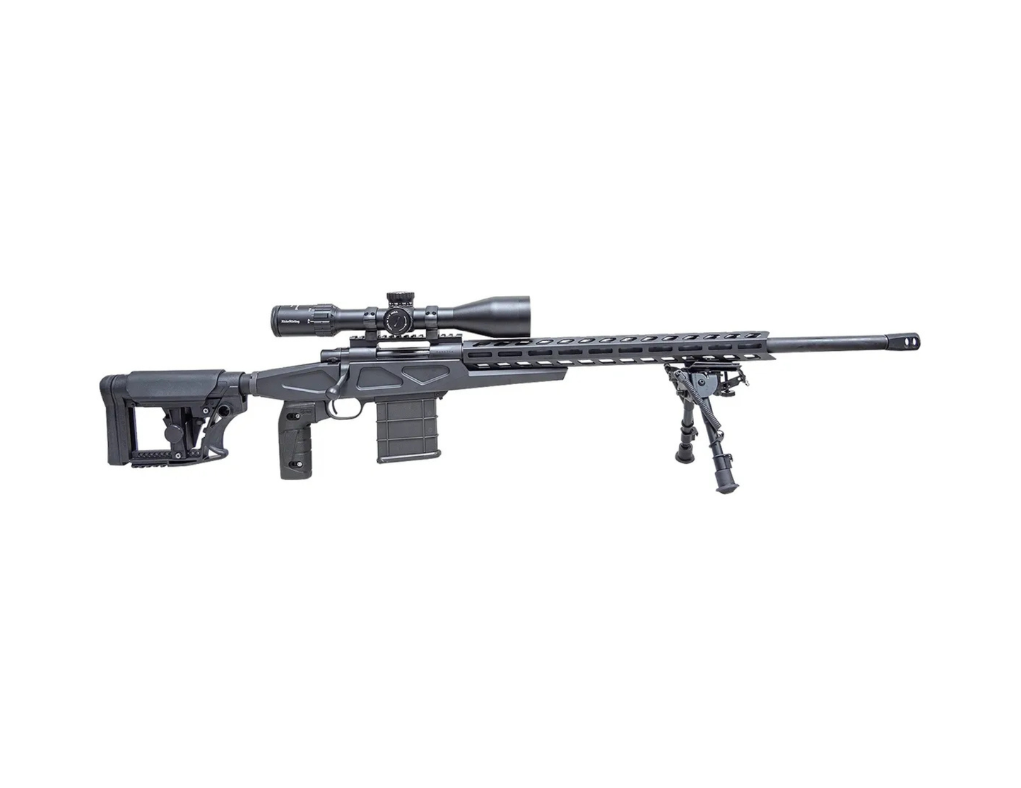 Howa 1500, APC Chassis, Niko Stirling 4-16x50 Scope and Bipod. Bolt Action, 6.5 Creedmoor, 24" Barrel