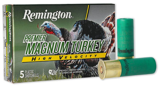 Remington Premier Magnum Turkey High Velocity, 12 Gauge, 5 Shot, 3 in, 1 3/4 oz, 1300 fps