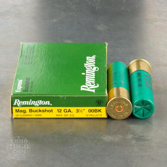 Remington Magnum Buckshot 12 GA. 3 1/2" 00BK