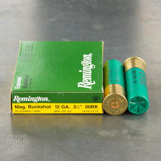 Remington Magnum Buckshot 12 GA. 3 1/2" 00BK