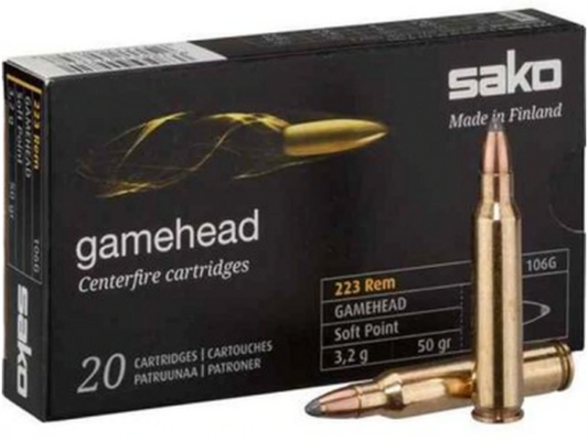 Sako Gamehead 223 Rem. 50 Gr. SP