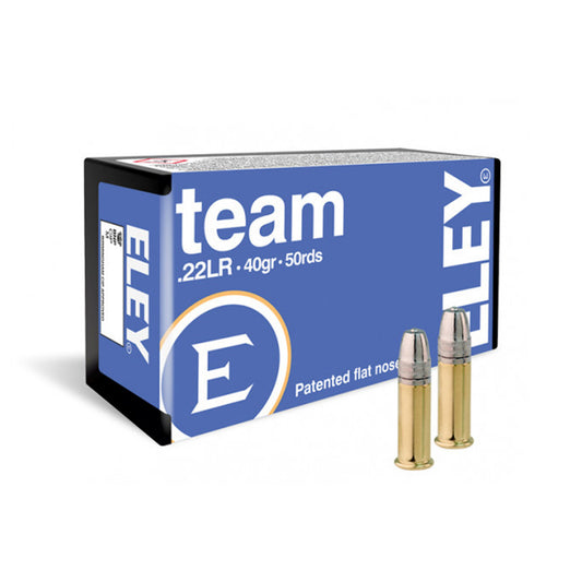 Eley Team, .22LR, Lead Flat Nose, 40 gr. (50 rnds)