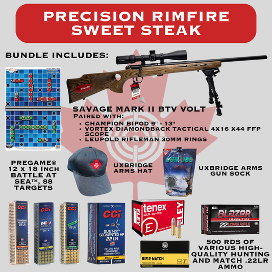 Precision Rimfire Bundle Sweet Steak