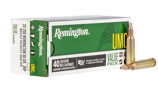 Remington .22-250, JHP, 50gr