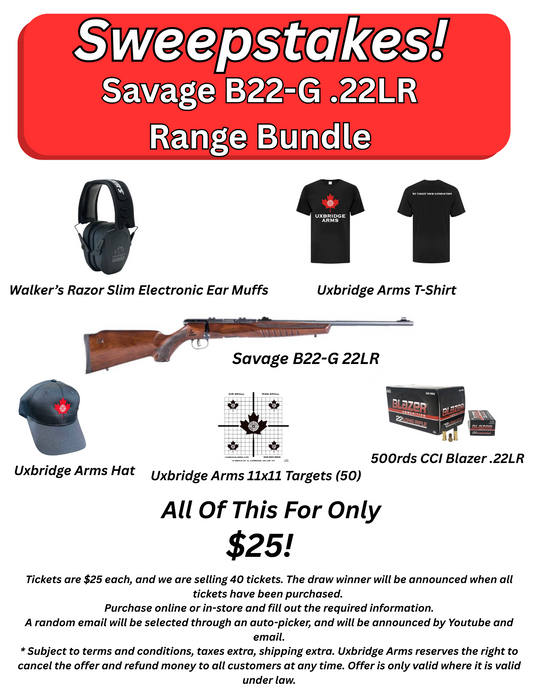 Savage B22-G Range Bundle Draw