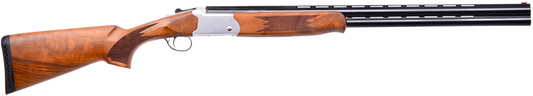 Pallas Heros 12Ga 28″ Barrel MC Over Under Shotgun – Wood Light Nickel