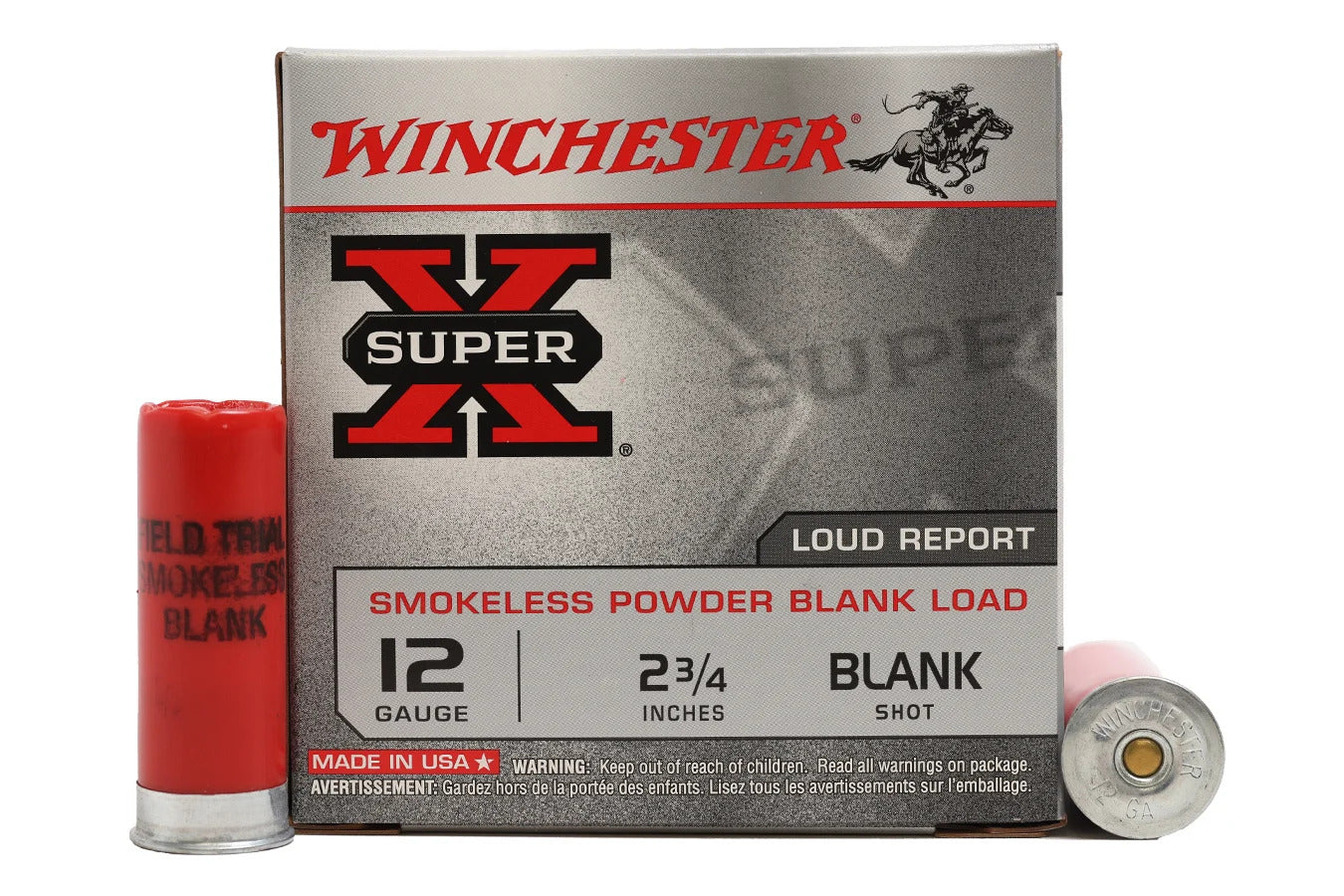 Winchester Super-X 12 GA. 2 3/4" Blank Shot