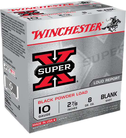 Winchester Super-X 10 GA. 2 7/8" 8 Dr. Eq. Blank Shot