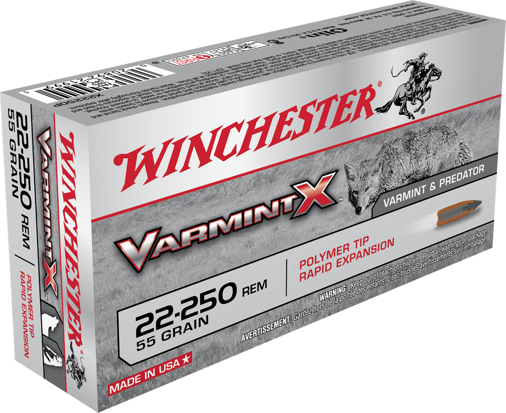 Winchester Super-X 22-250 Remington 55 Gr. PSP