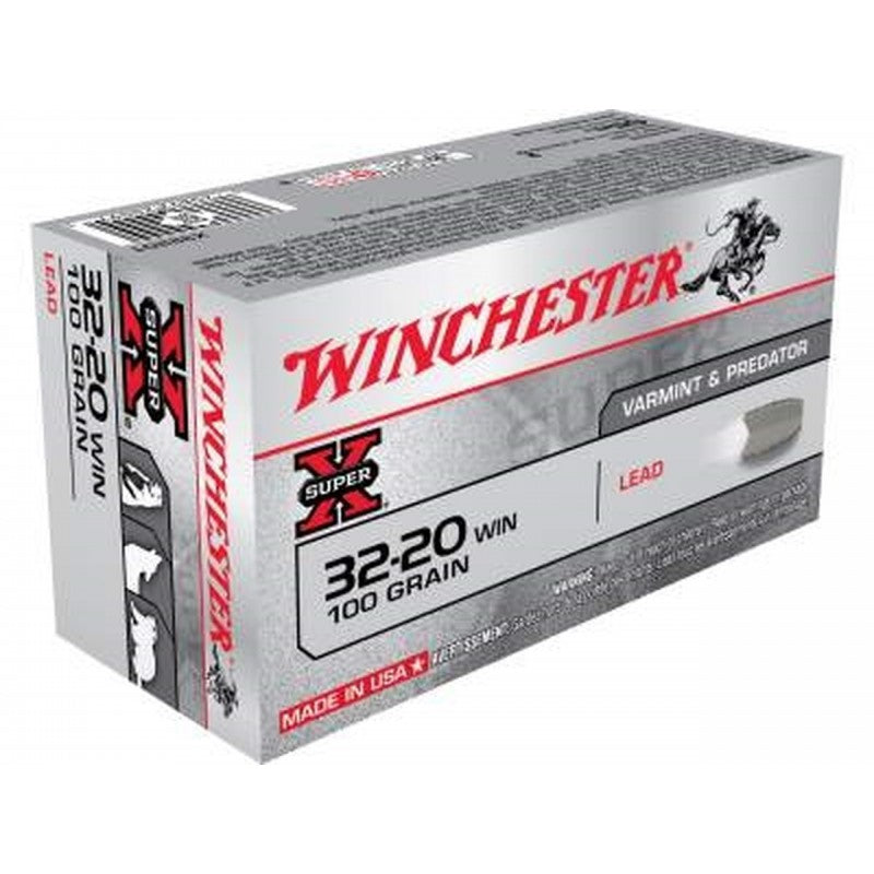 Winchester Super-X 32-20 WIN 100 Gr. Lead