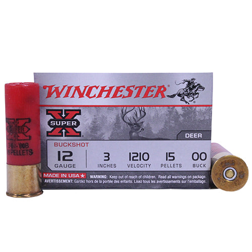 Winchester Super-X Buckshot 12 GA. 3" 1210 00BK