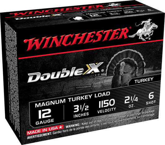 Winchester Supreme Double-X Magnum Turkey Loads 12 GA. 3.5" 6 Shot 1150FPS