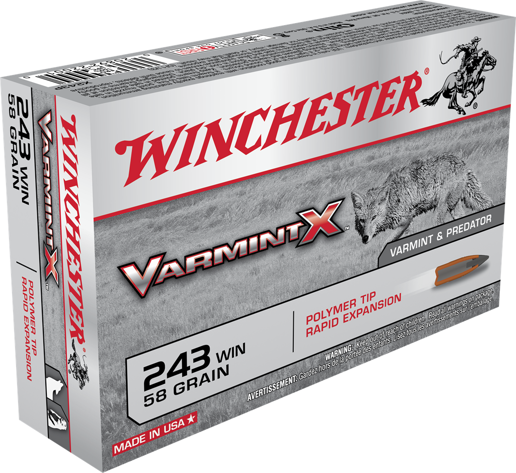 Winchester Varmint-X 243 WIN 58 Gr.