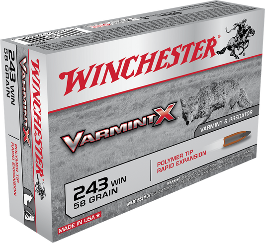 Winchester Varmint-X 243 WIN 58 Gr.