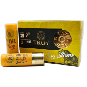 Troy Ammunition 2-3/4" 20GA, 3/4Oz, Slug, 1600fps, 10Rds