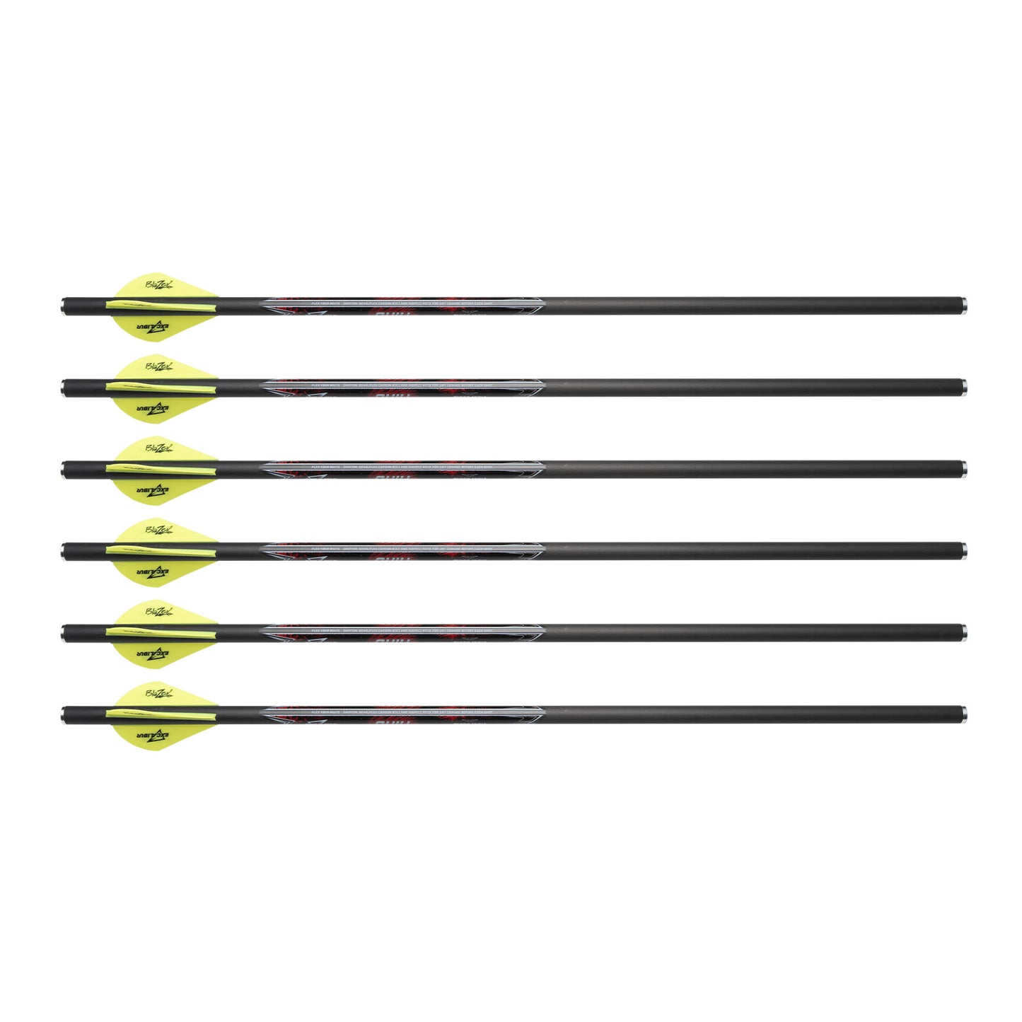 Quill 16.5″ Carbon Arrow – 6 Pack