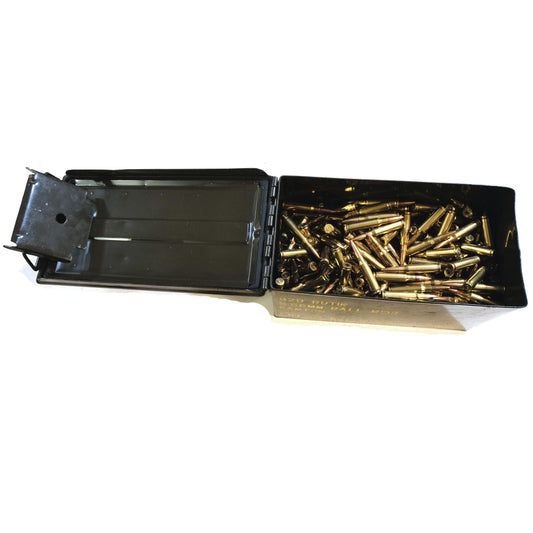 Bulk .308 Brass & Projectiles in Ammo Can