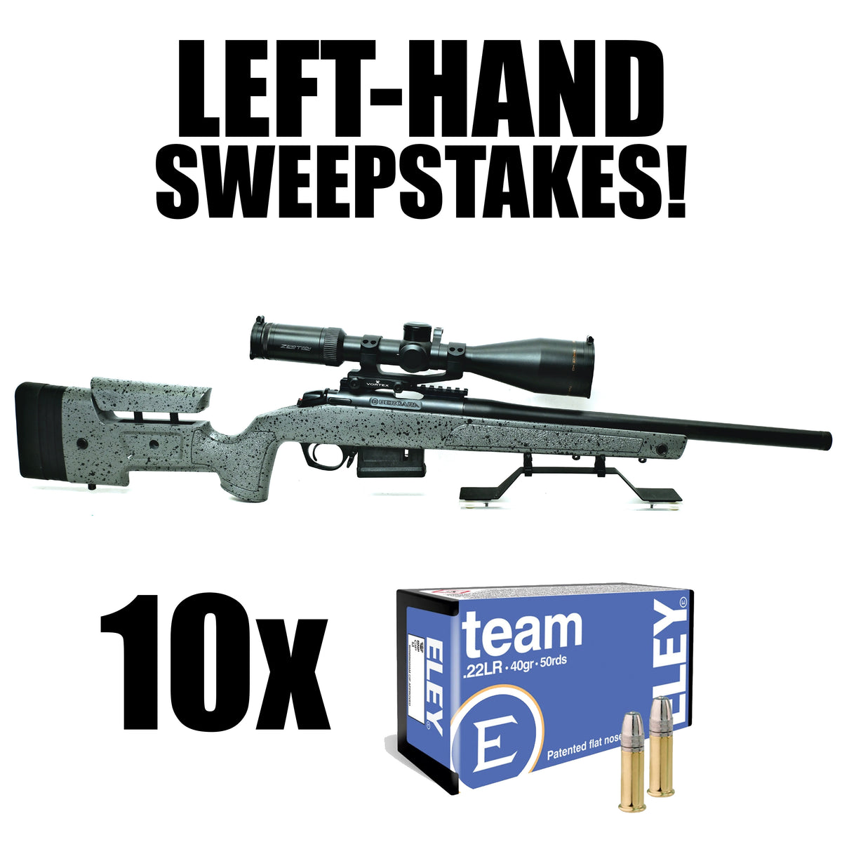 (89 TICKETS LEFT!) LEFT-HANDED SWEEPSTAKES Bergara B14 Trainer Left-Handed BUNDLE