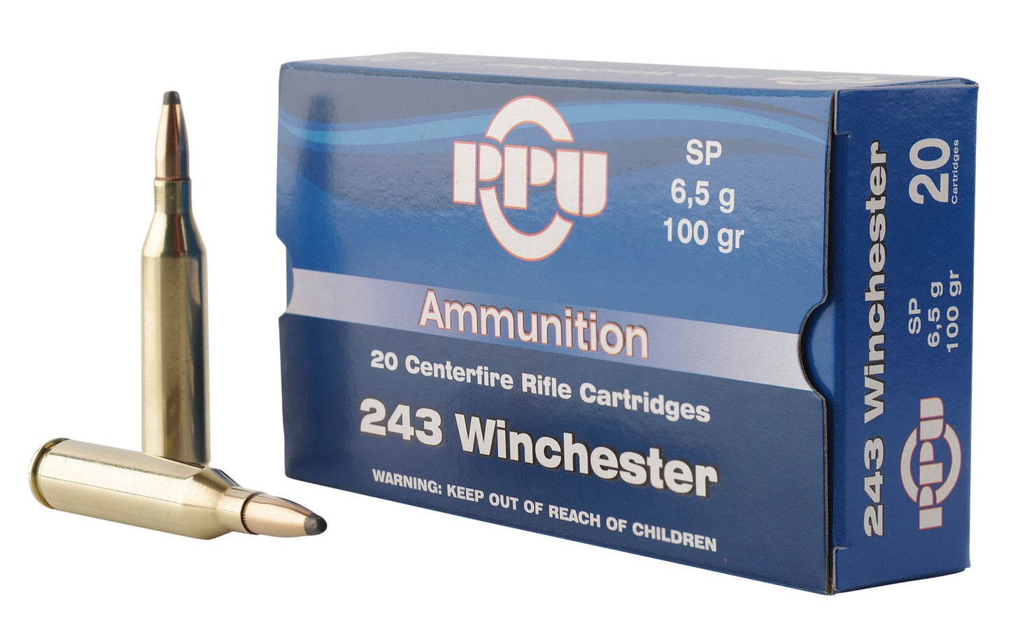 PPU .243 Winchester 100gr SP (20)