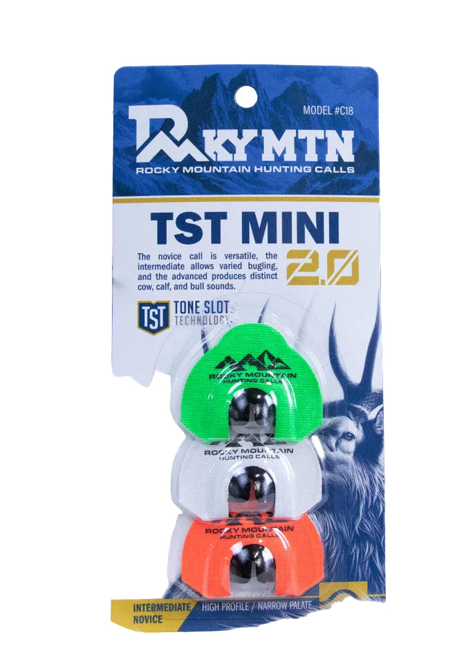 Rocky Mountain Calls Diaphragm Calls C18 TST 2.0 Mini 3 Pack