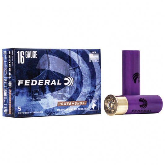 Federal 16 Gauge 2-3/4" Rifled Slug 4/5oz