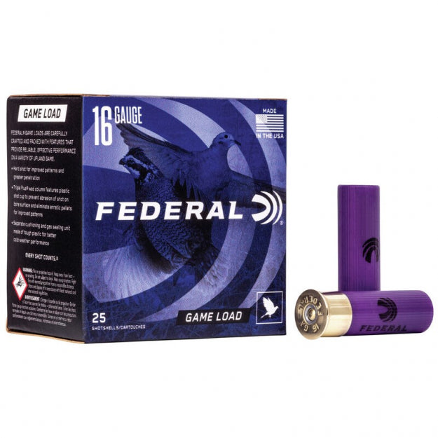 Federal 16 Gauge 2-3/4" #6 Game Load 1oz