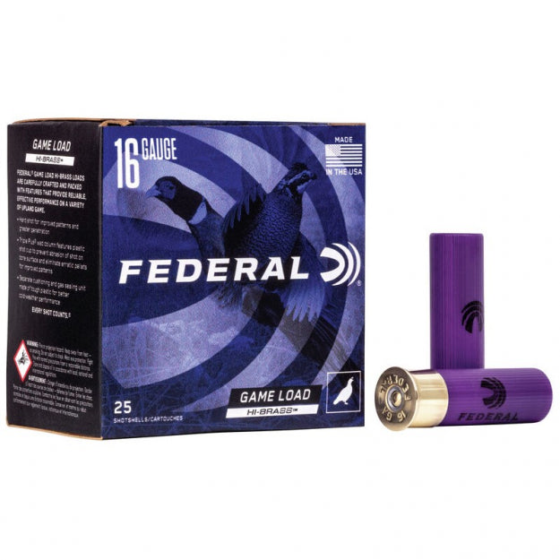 Federal 16 Gauge 2-3/4" #4 Game Load