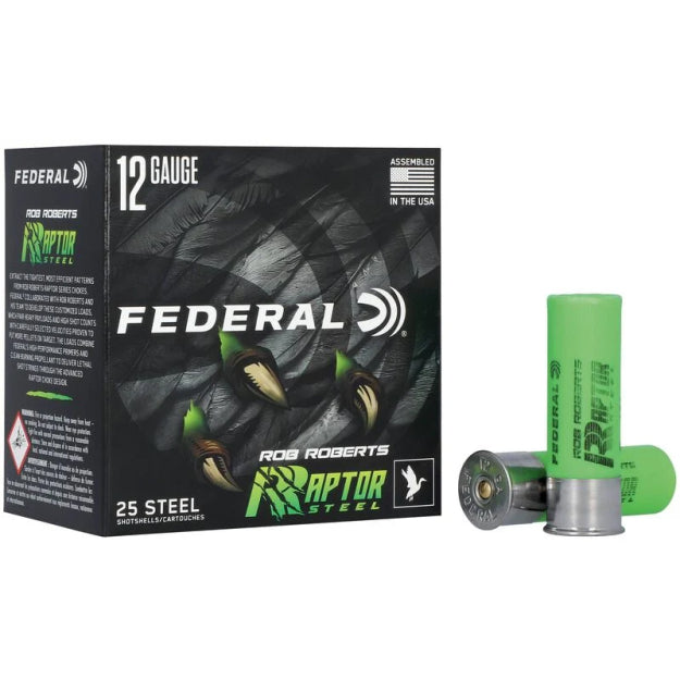 Federal 12 Gauge 3" #2 Raptor Steel 1-3/8oz