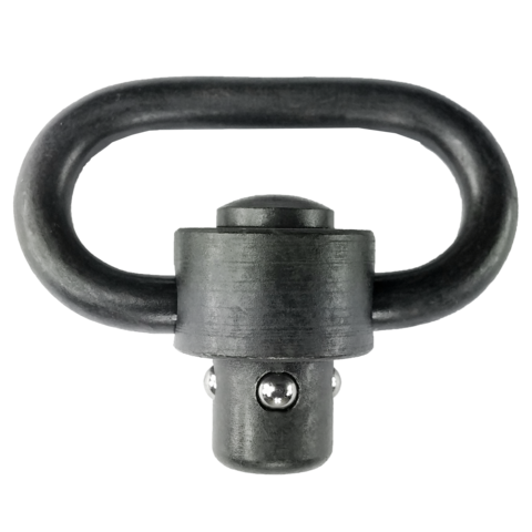 HEAVEY DUTY PUSH BUTTON SWIVEL 1.25" MANGANESE FINISH SINGLE