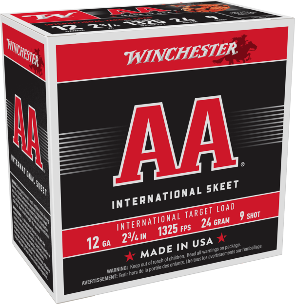 Winchester AA 12 Gauge International 2-3/4" #9 24 Gram