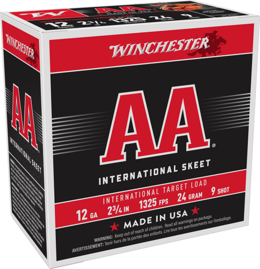 Winchester AA 12 Gauge International 2-3/4" #9 24 Gram