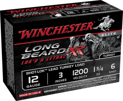 LONG BEARD XR 12 GA 3" 1.75OZ #6 TURKEY