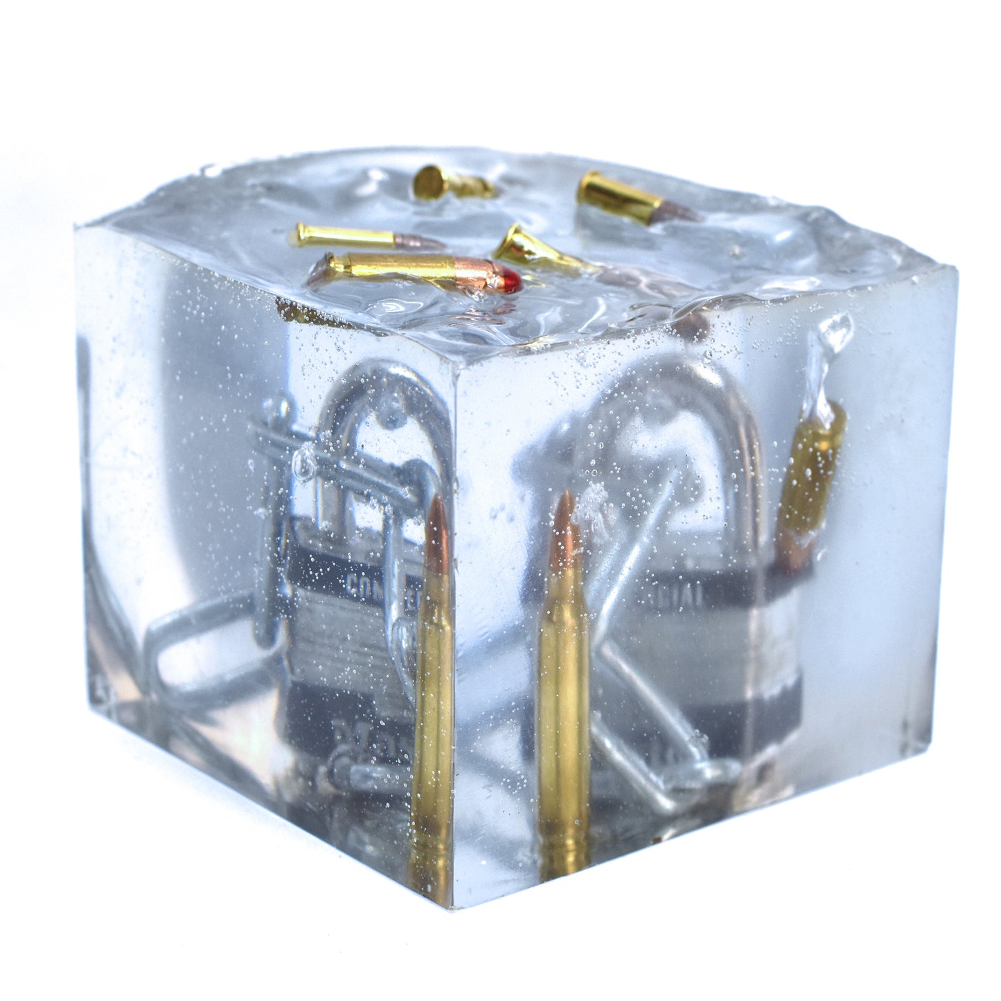 Custom Acrylic Ammunition Display Block
