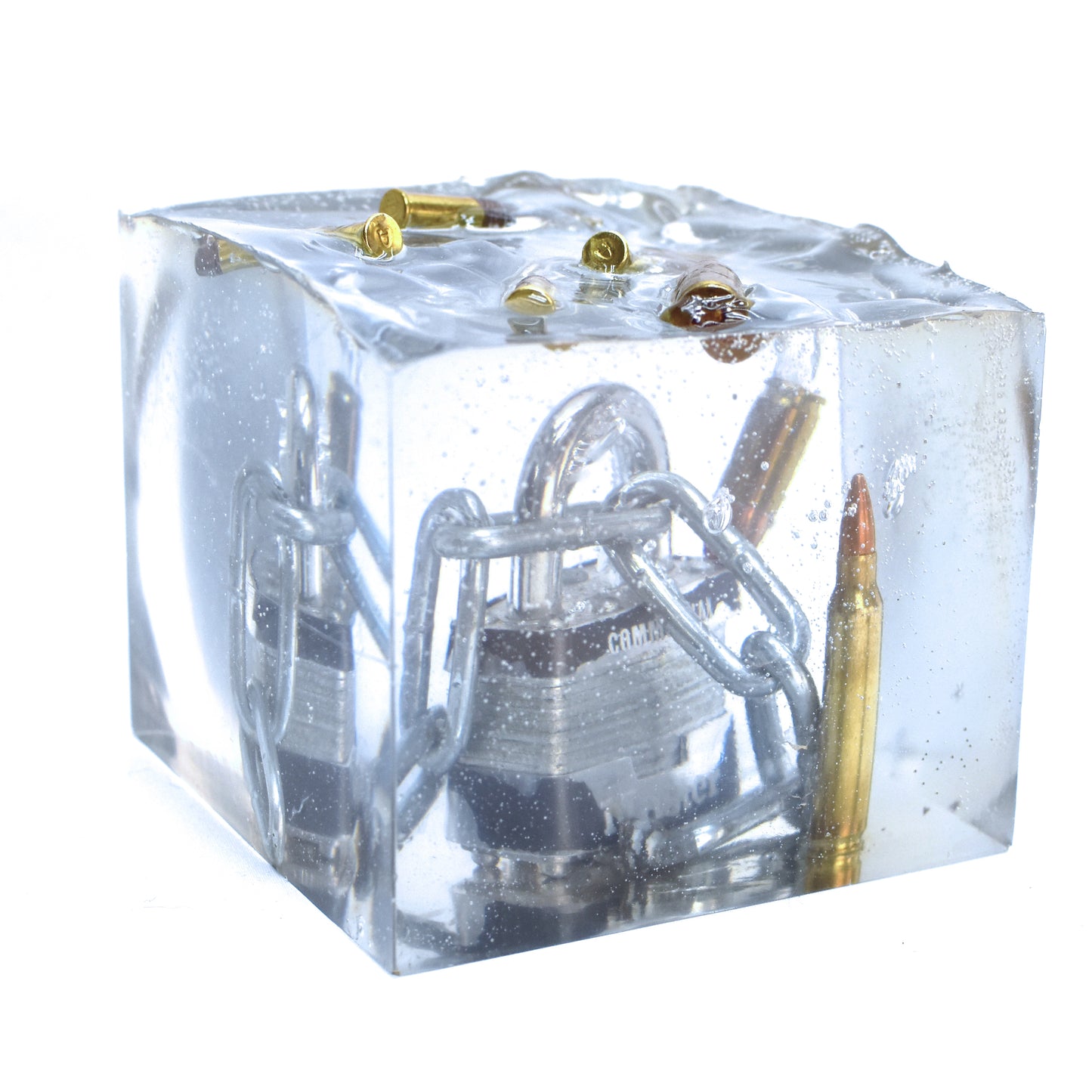 Custom Acrylic Ammunition Display Block